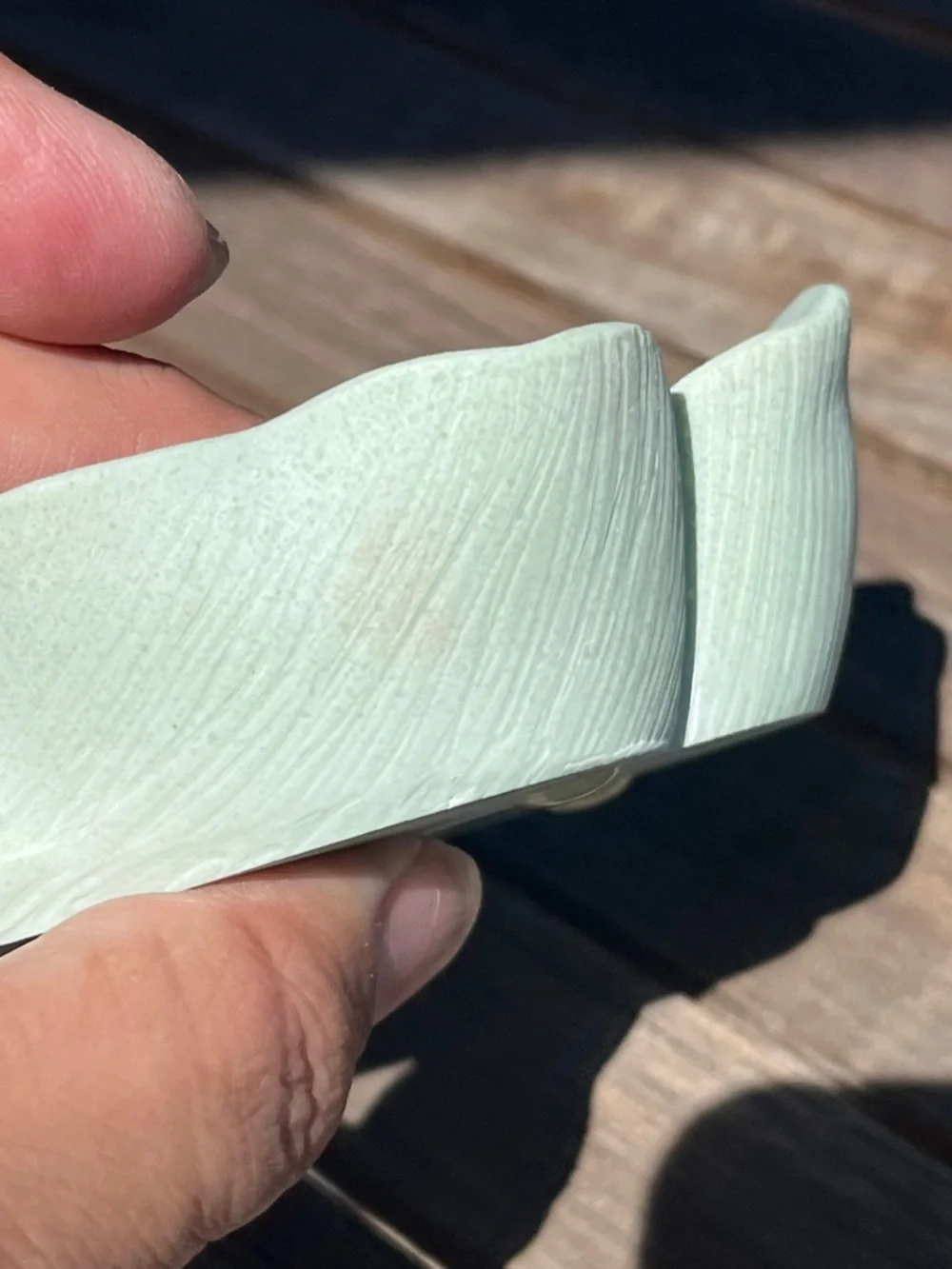 Mint Green Clover Soap Dish
